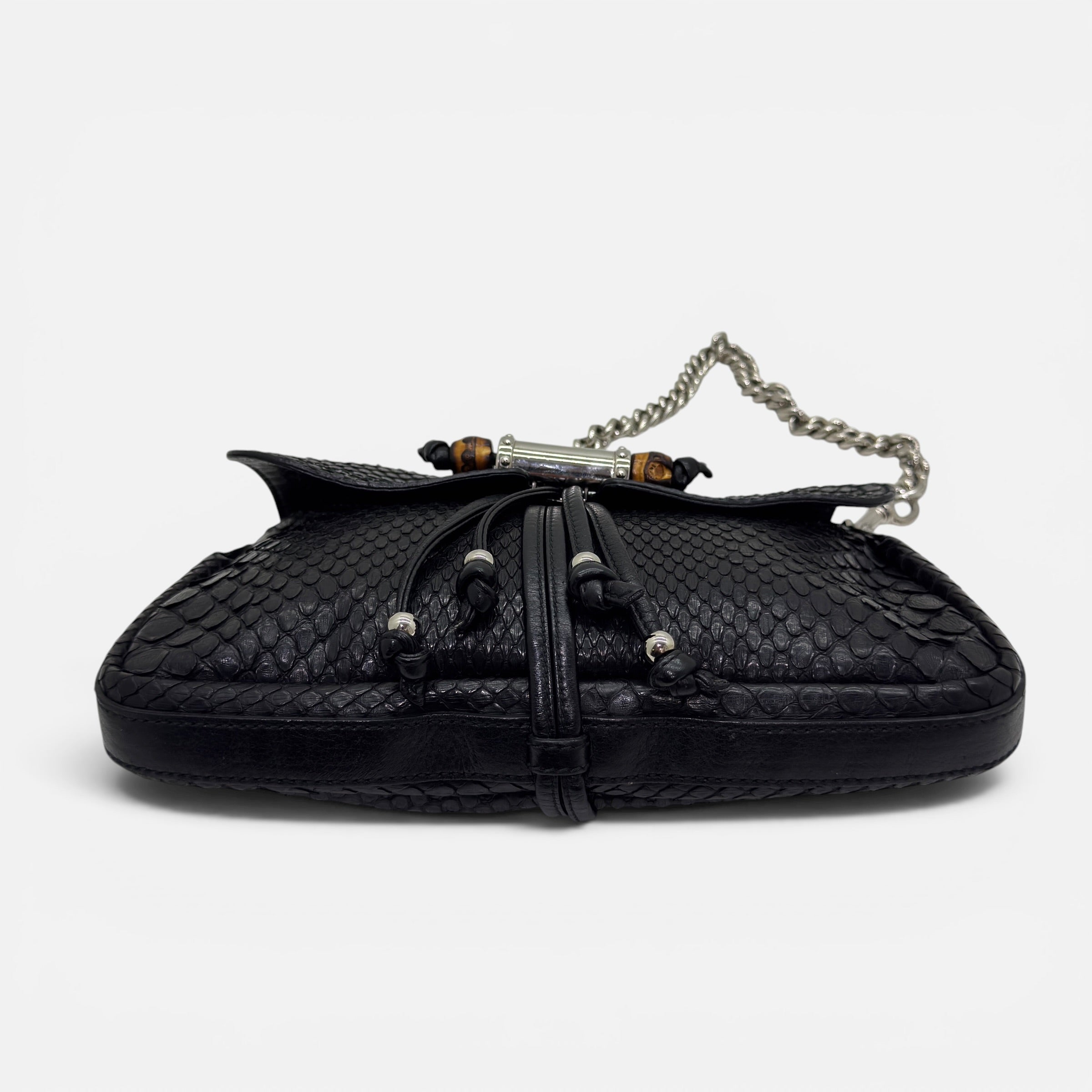 Borsa a spalla in pitone