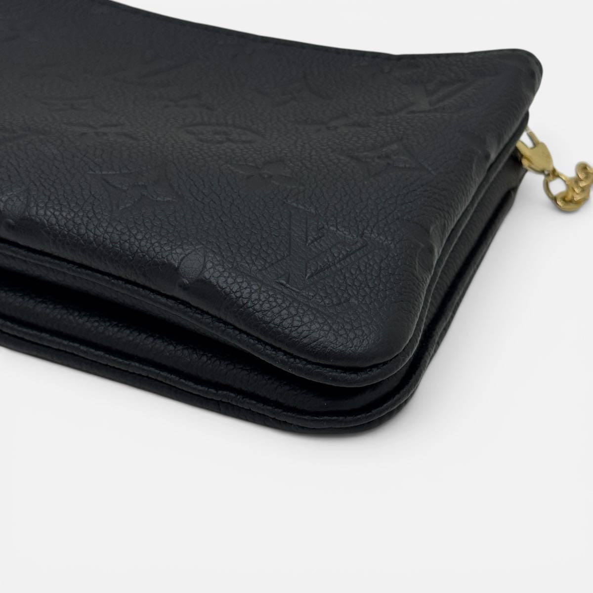 Pochette Double Zip Empreinte