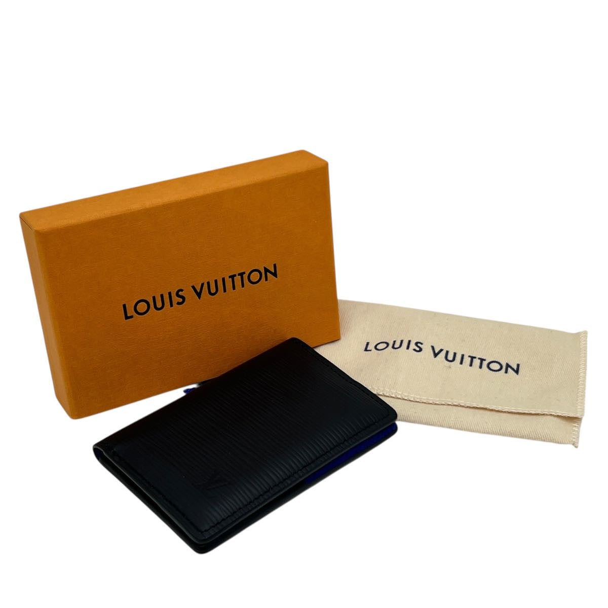 LOUIS VUITTON ORGANIZER TASCABILE IN PELLE EPI INIZIALI A.P.