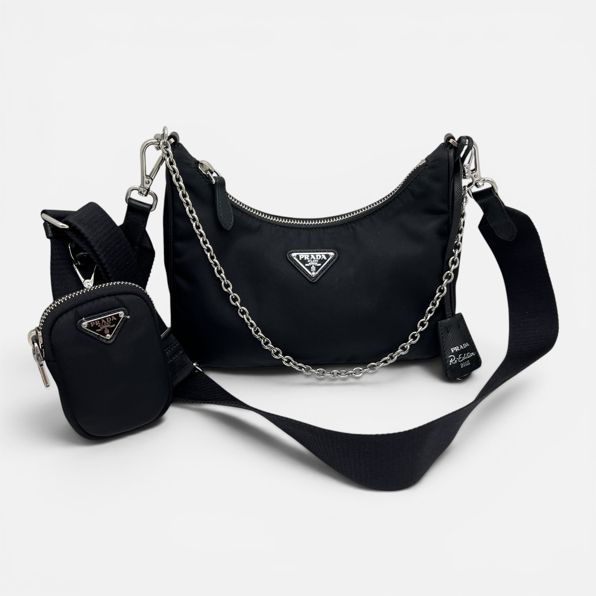 Borsa Re-Edition 2005 in Re-Nylon e Saffiano