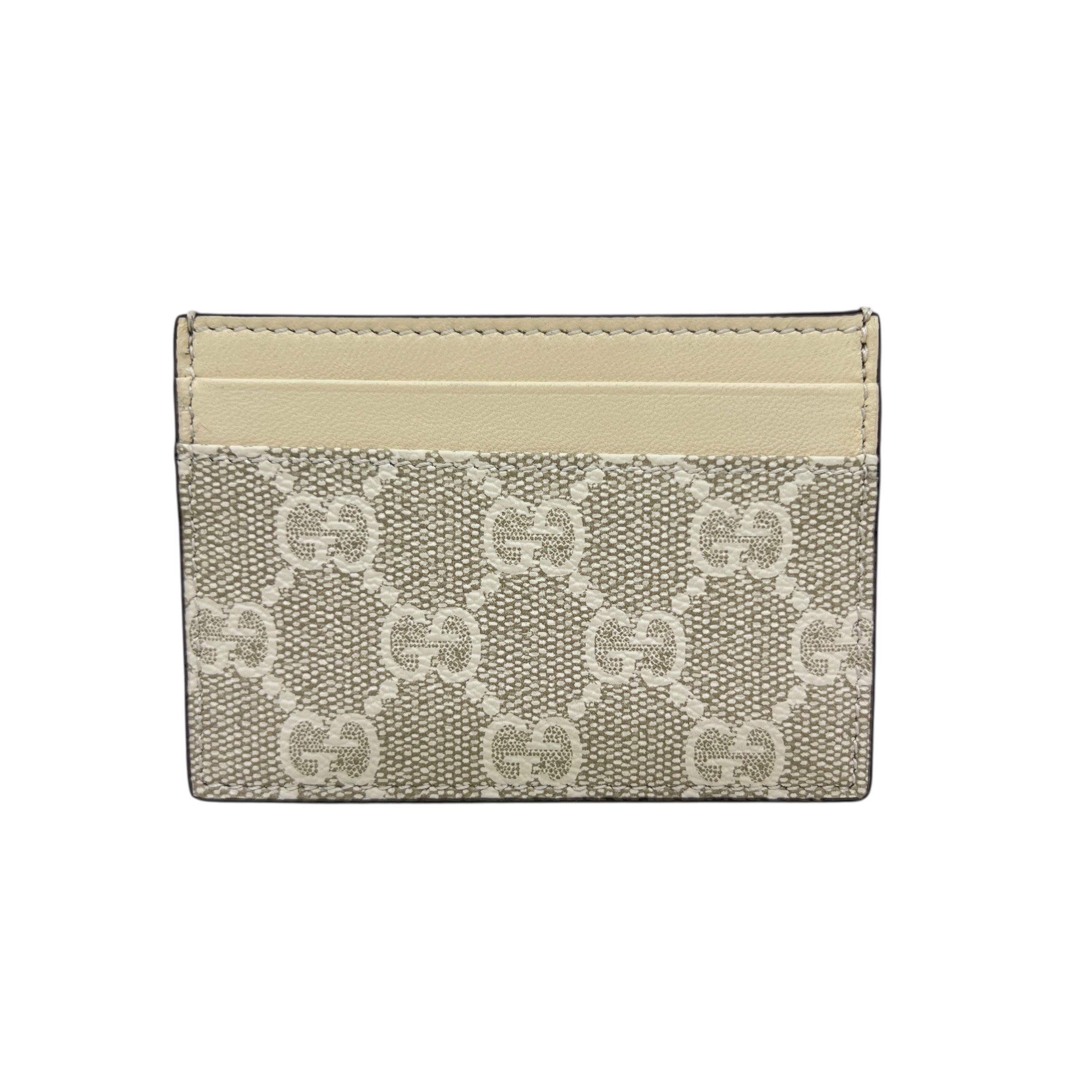 Portacarte GG Supreme beige