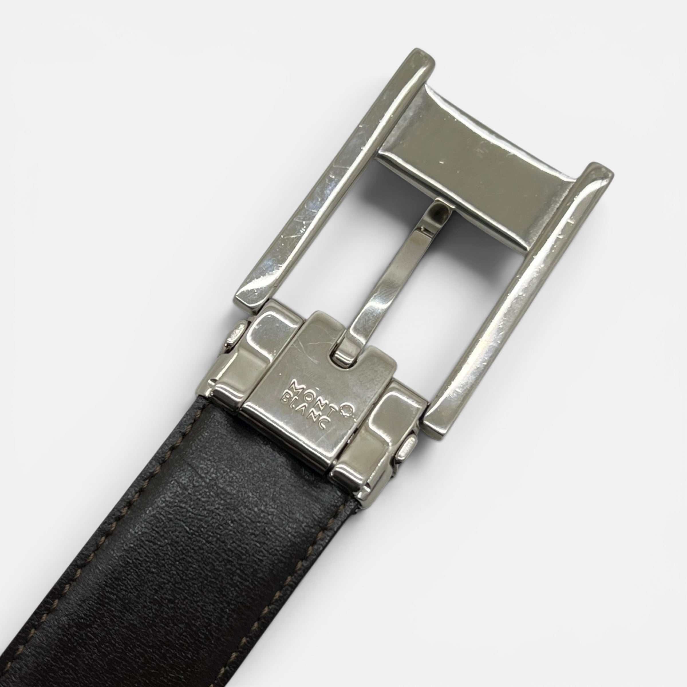 Cintura reversibile in pelle taglia 90