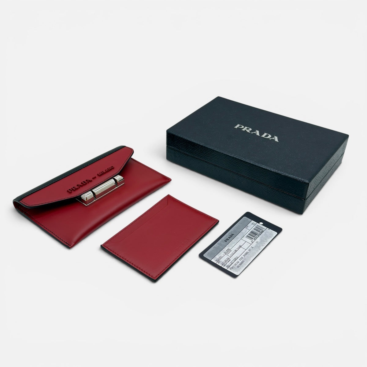 Prada portafoglio con porta carte