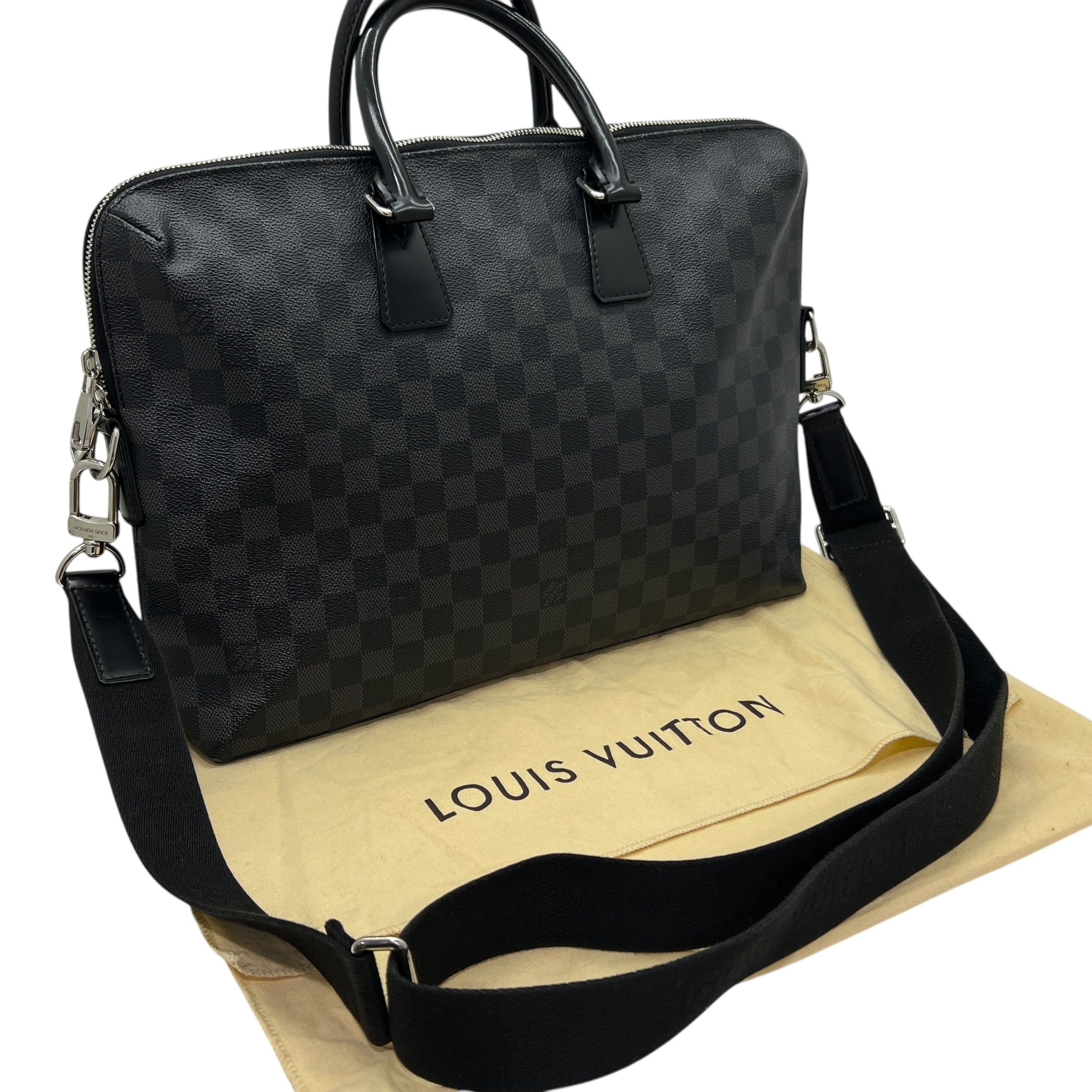 Porte-Documents Damier Graphite