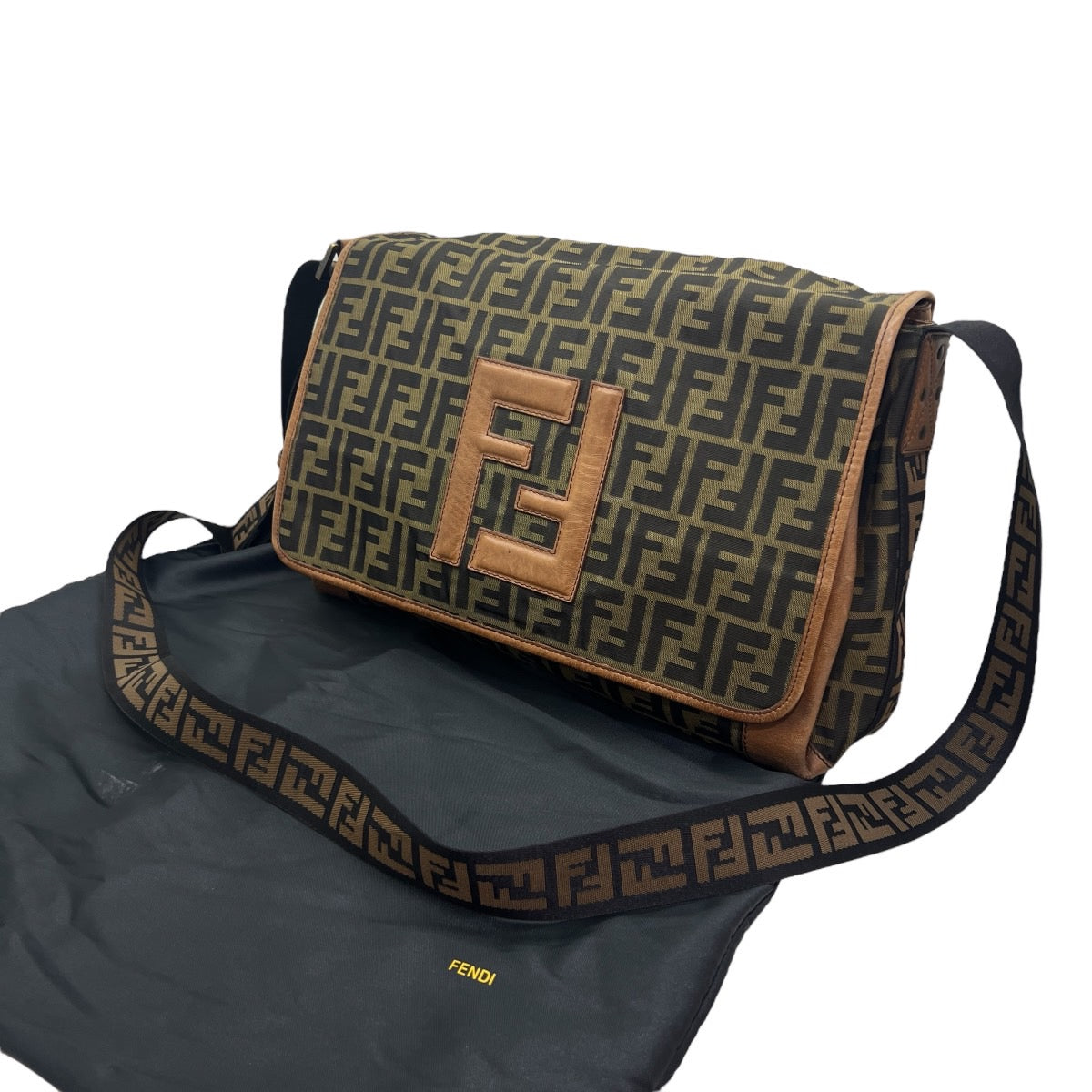 FENDI TRACOLLA MESSENGER ZUCCA GRANDE