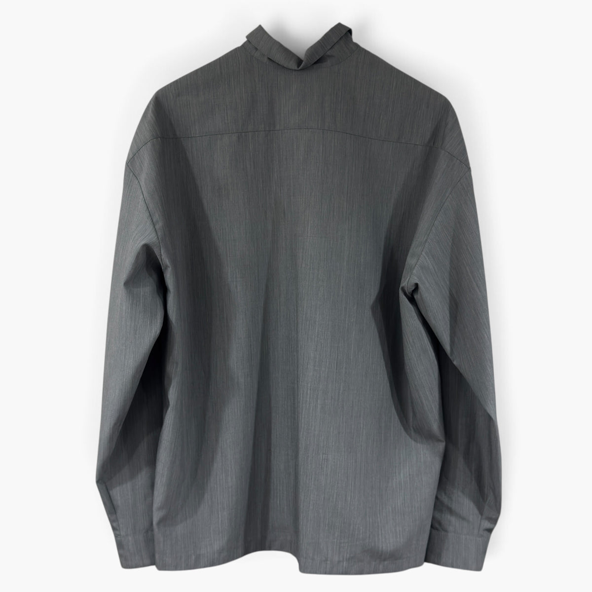 Camicia in cotone con zip taglia L