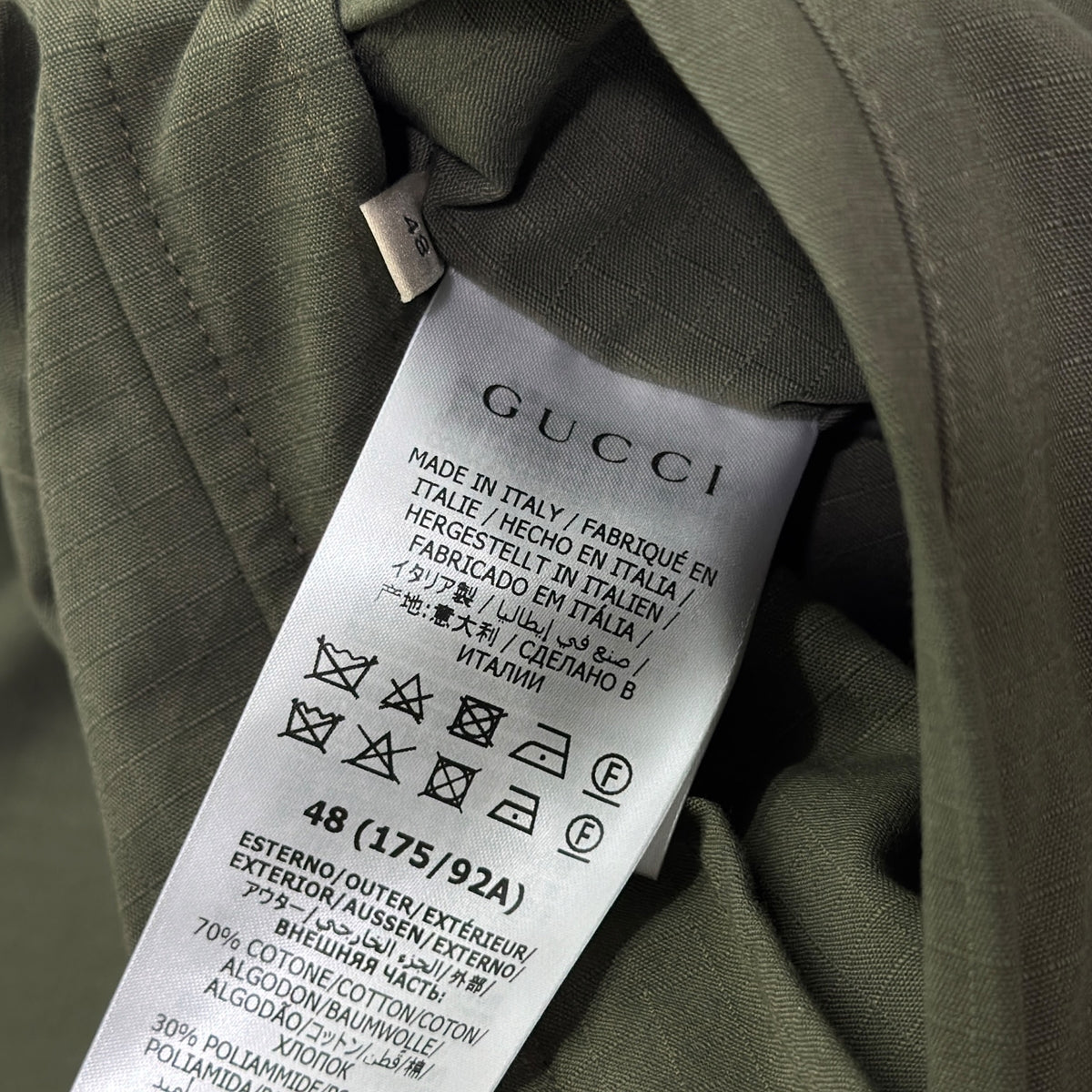Giacca reversibile in nylon e cotone taglia L