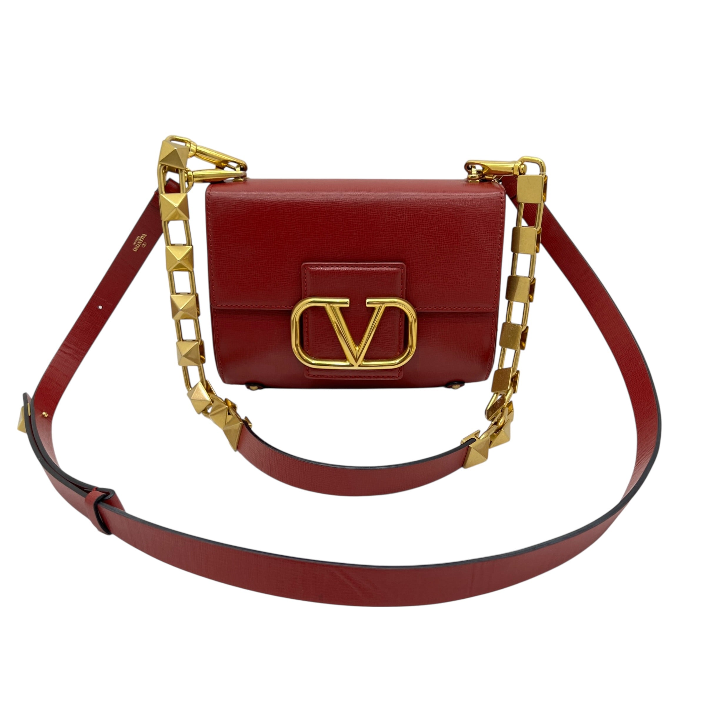 Stud Sign borsa a tracolla in pelle