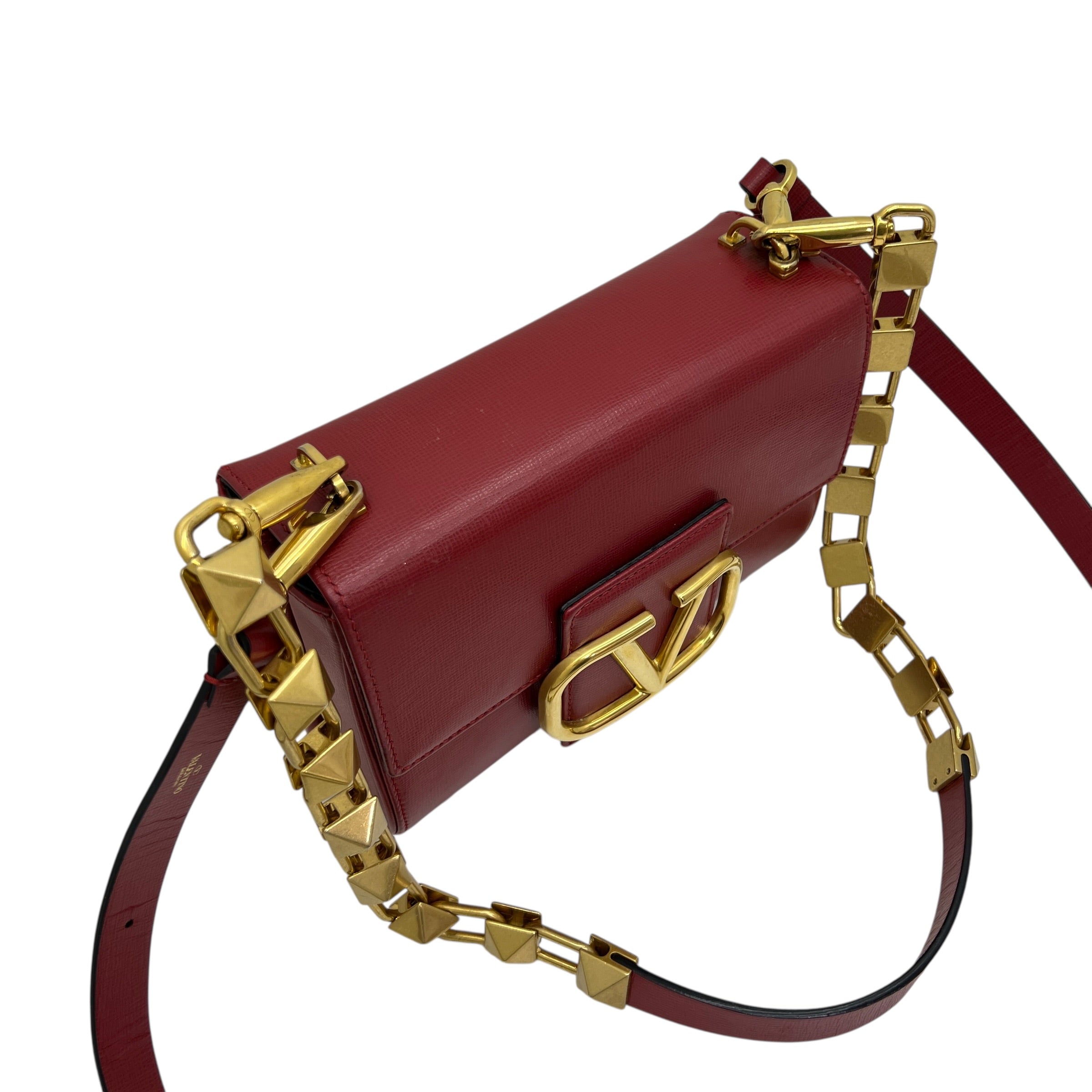 Stud Sign borsa a tracolla in pelle