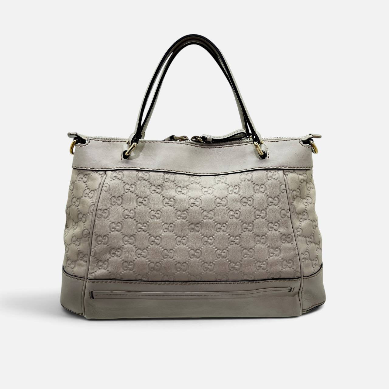 Borsa a mano vintage in pelle GUCCISSIMA