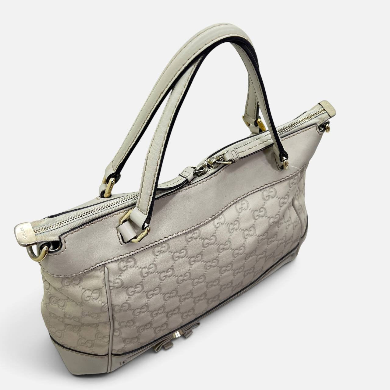 Borsa a mano vintage in pelle GUCCISSIMA
