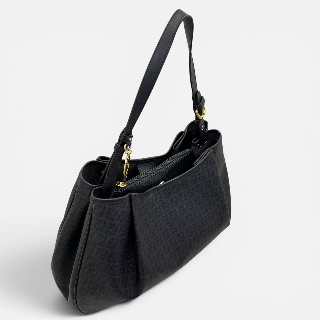 Borsa a spalla in tela Zucchino