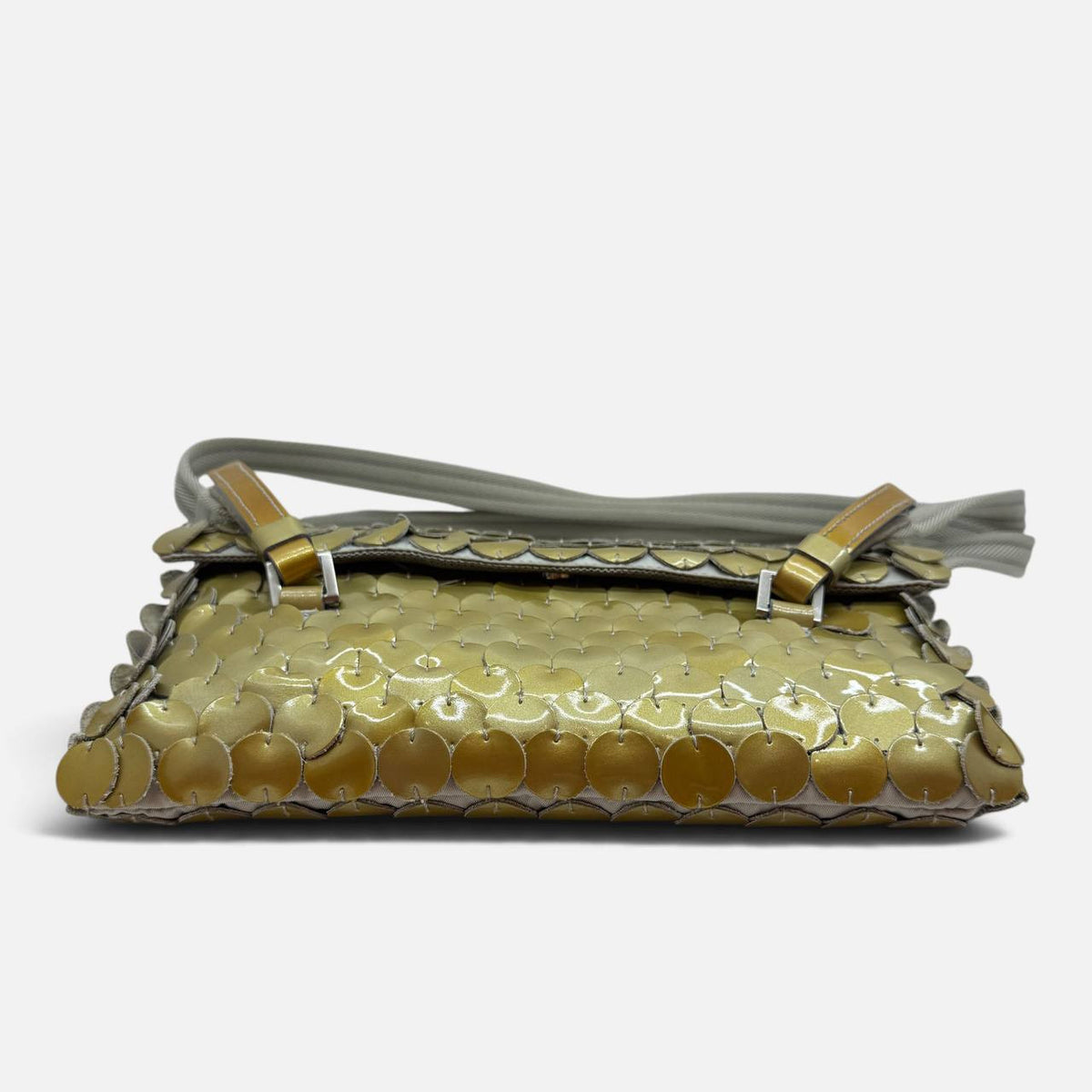 Borsa a spalla vintage con paillettes