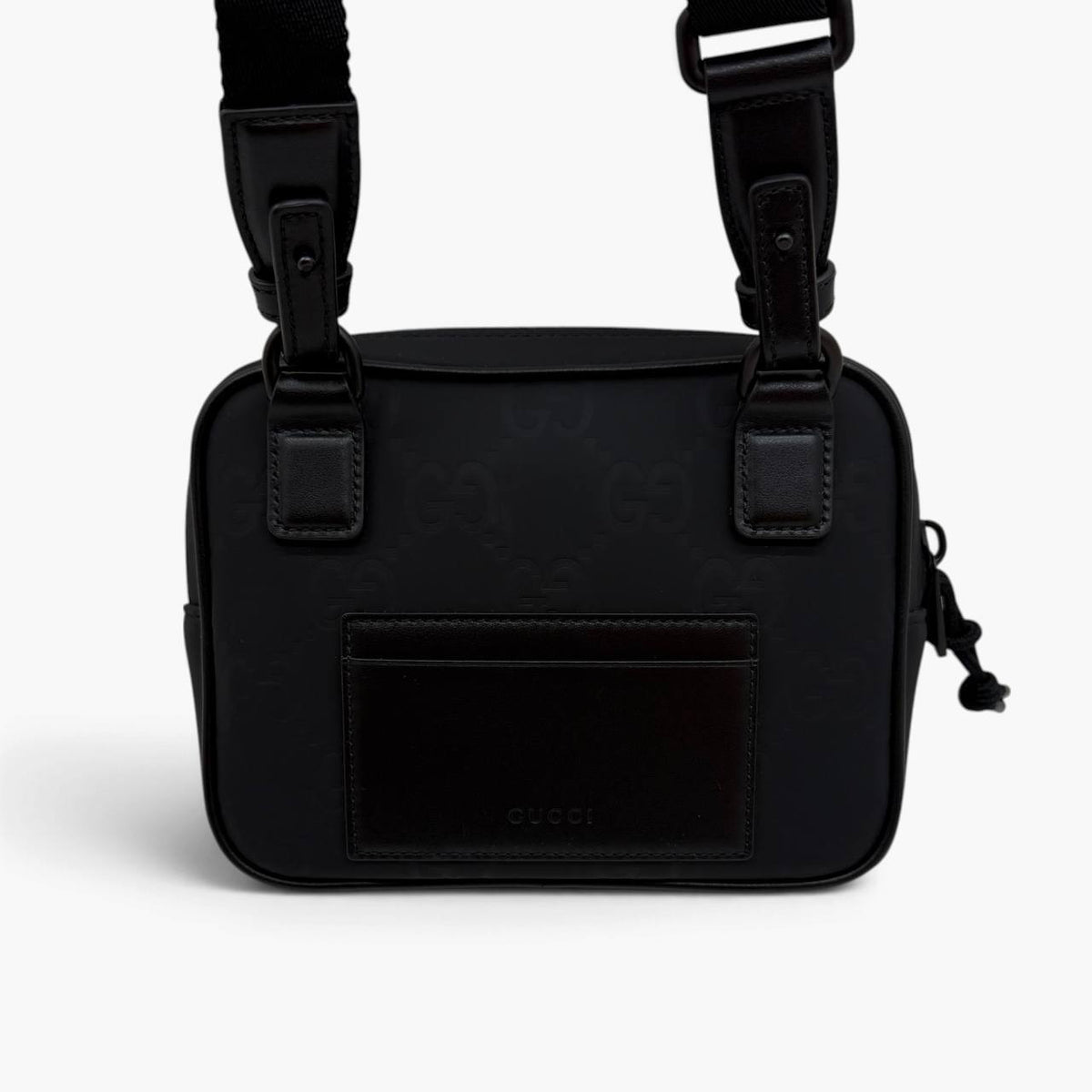Borsa a tracolla GG Monogram Rubber effect