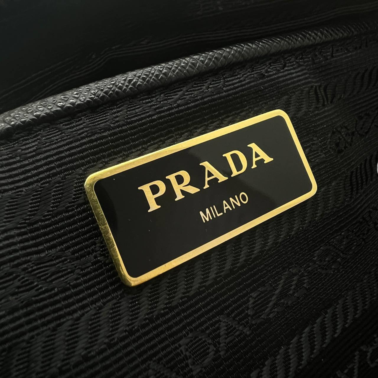 Borsa a tracolla in Nylon e Saffiano