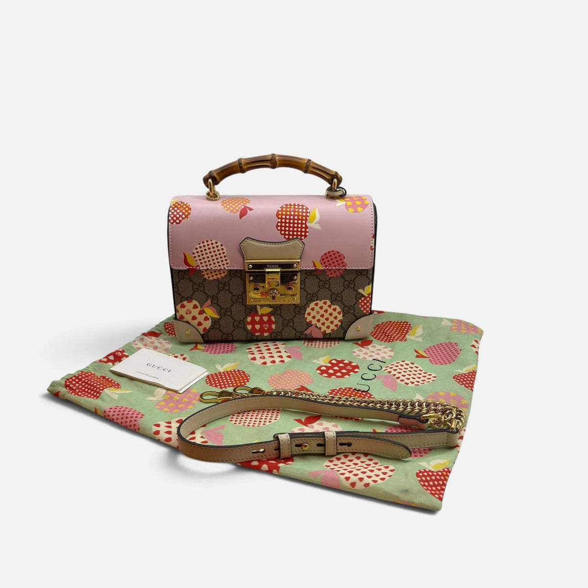 Borsa a tracolla Padlock Les Pommes