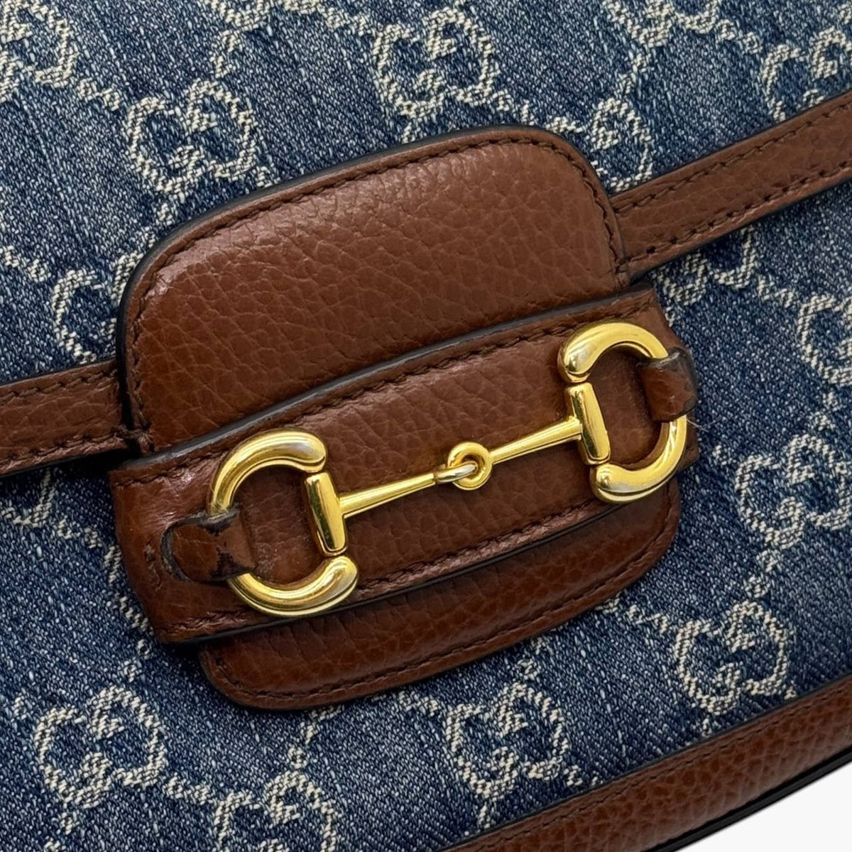 Borsa Horsebit 1955 Denim