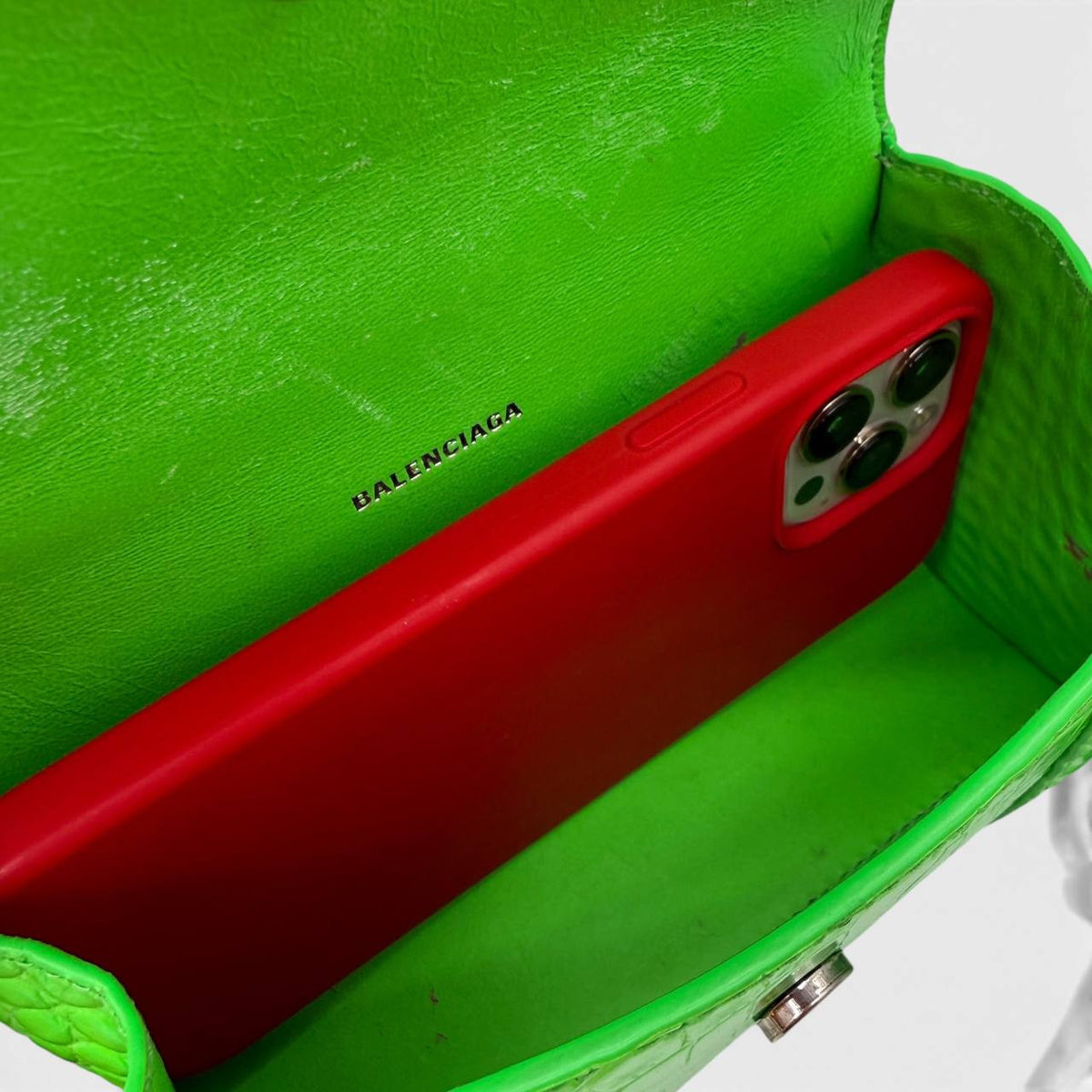 Borsa Hourglass XS verde