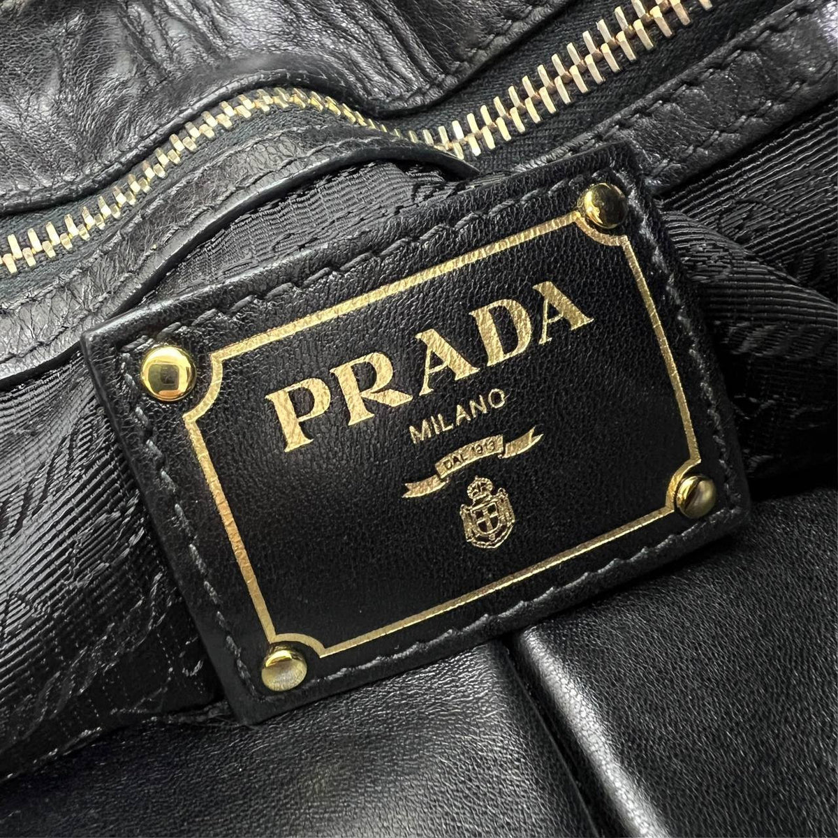 Borsa in Nylon e pelle