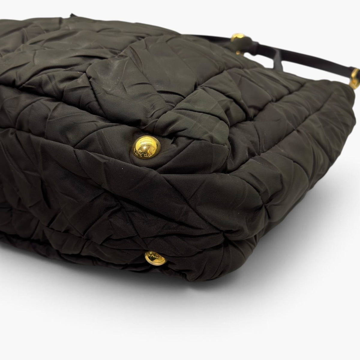Borsa shopping in Nylon goffrato