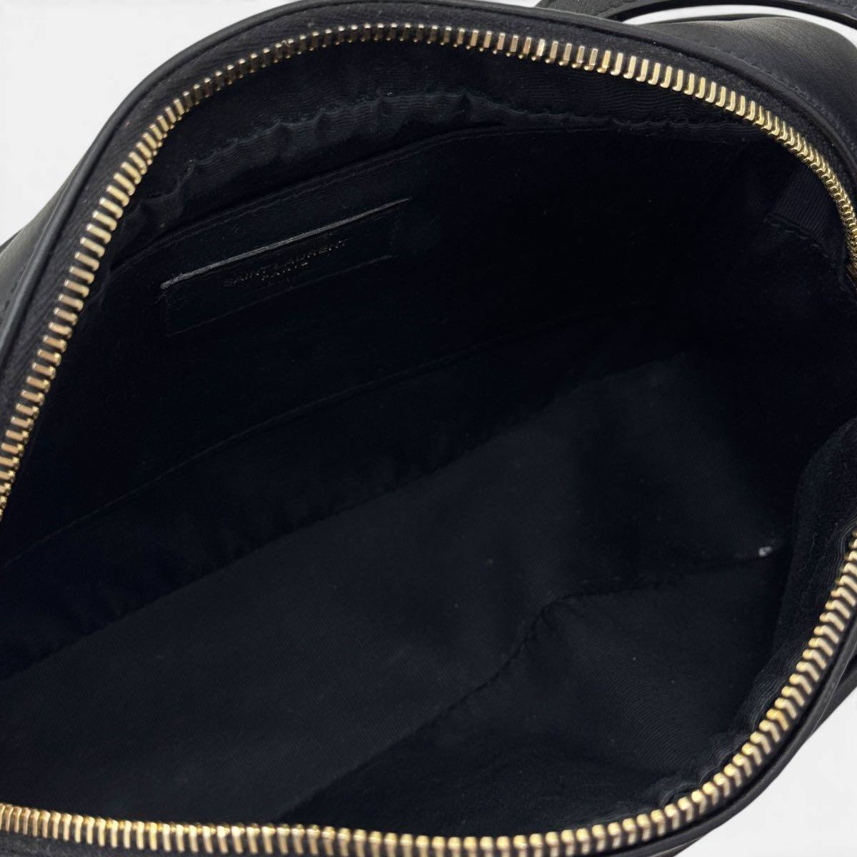 Camera Bag Lou in raffia e pelle