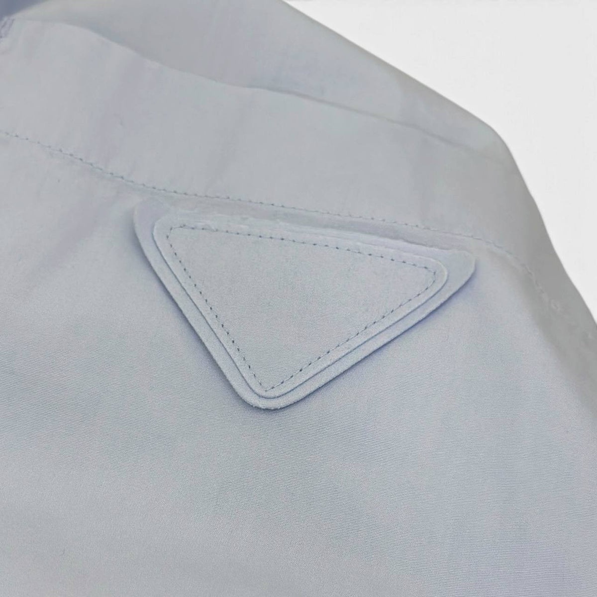 Camicia in cotone con zip taglia L