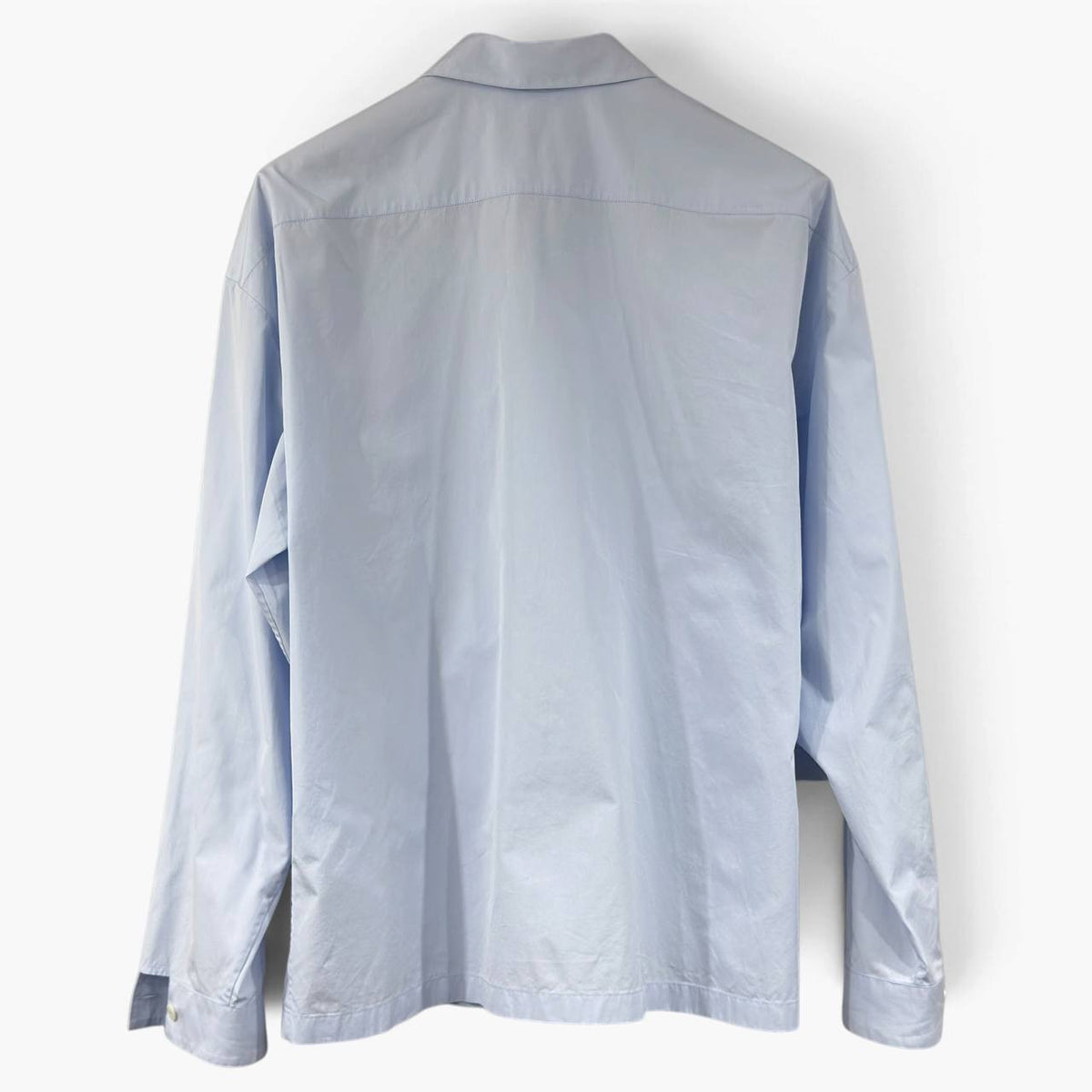 Camicia in cotone con zip taglia L