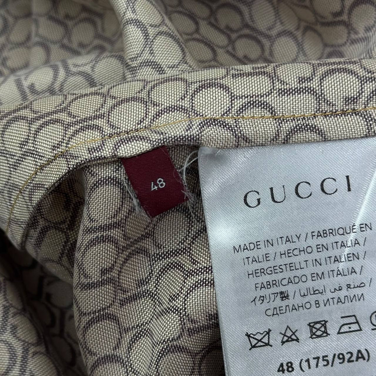 Camicia in seta taglia L