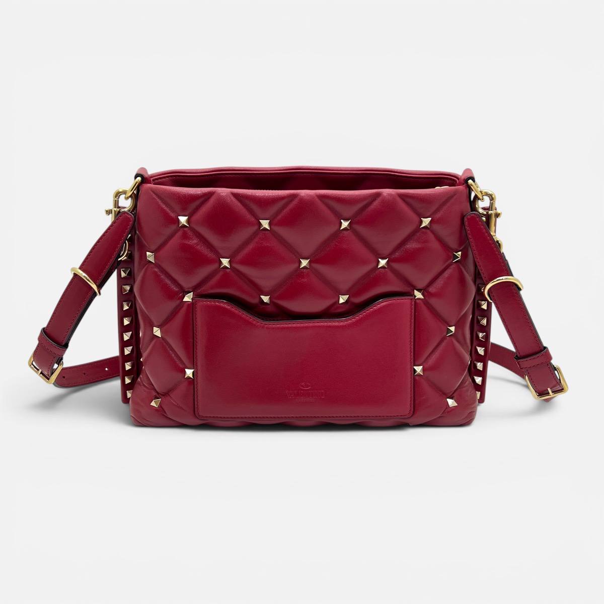Candystud borsa a tracolla in nappa
