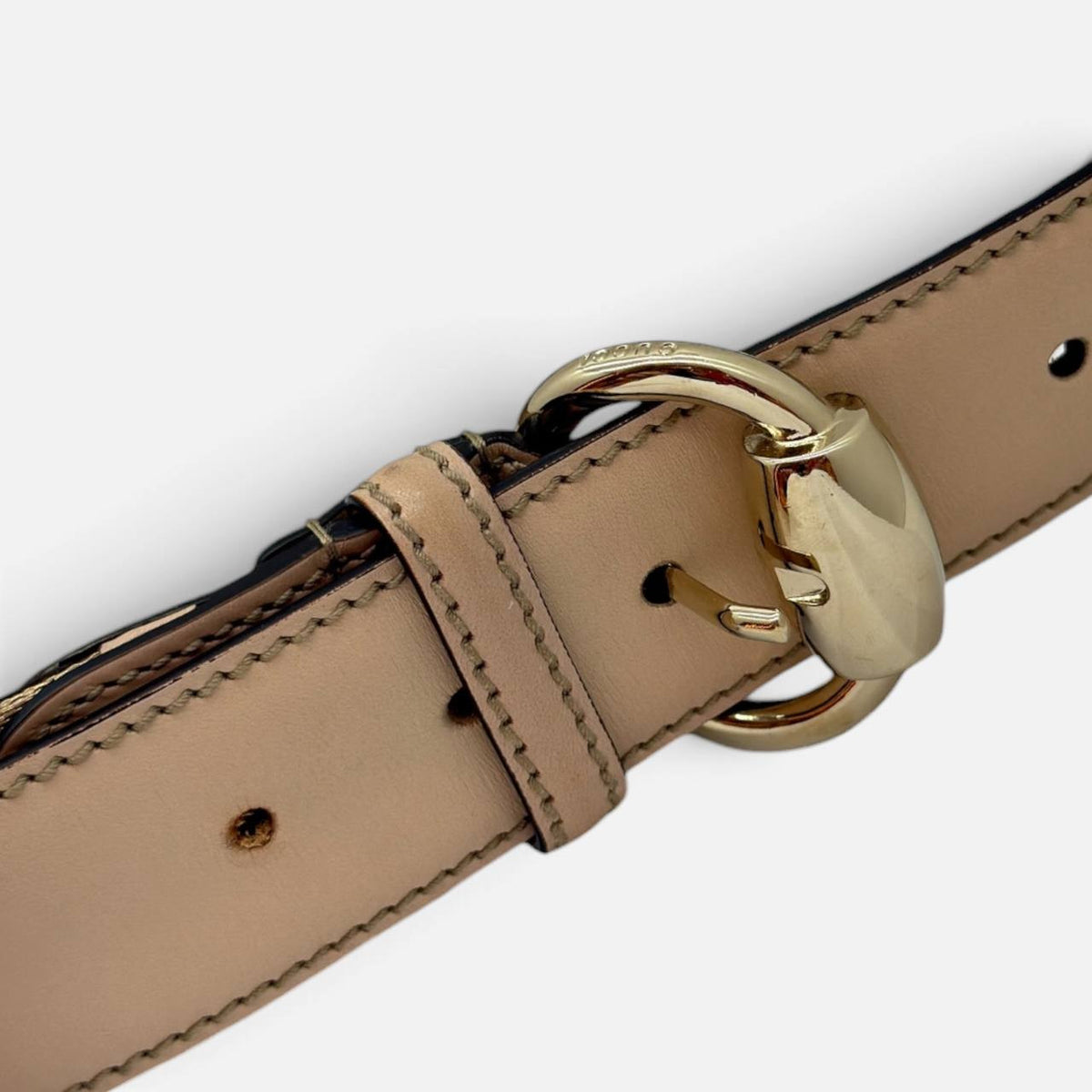 Cintura con fibbia ad anello