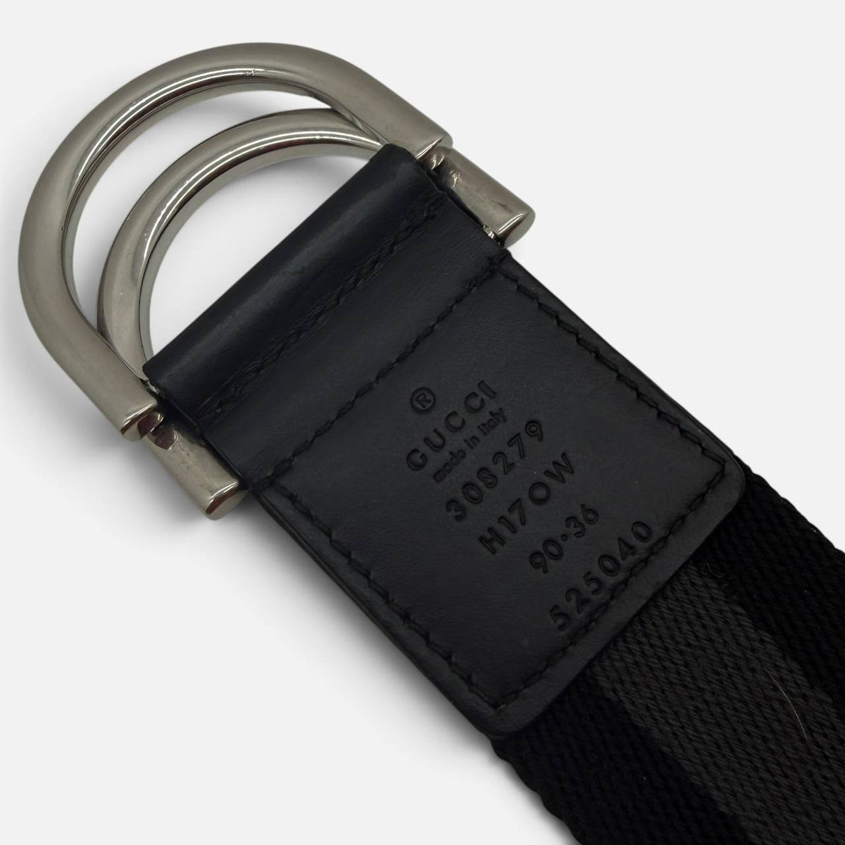 Cintura con fibbia D Ring
