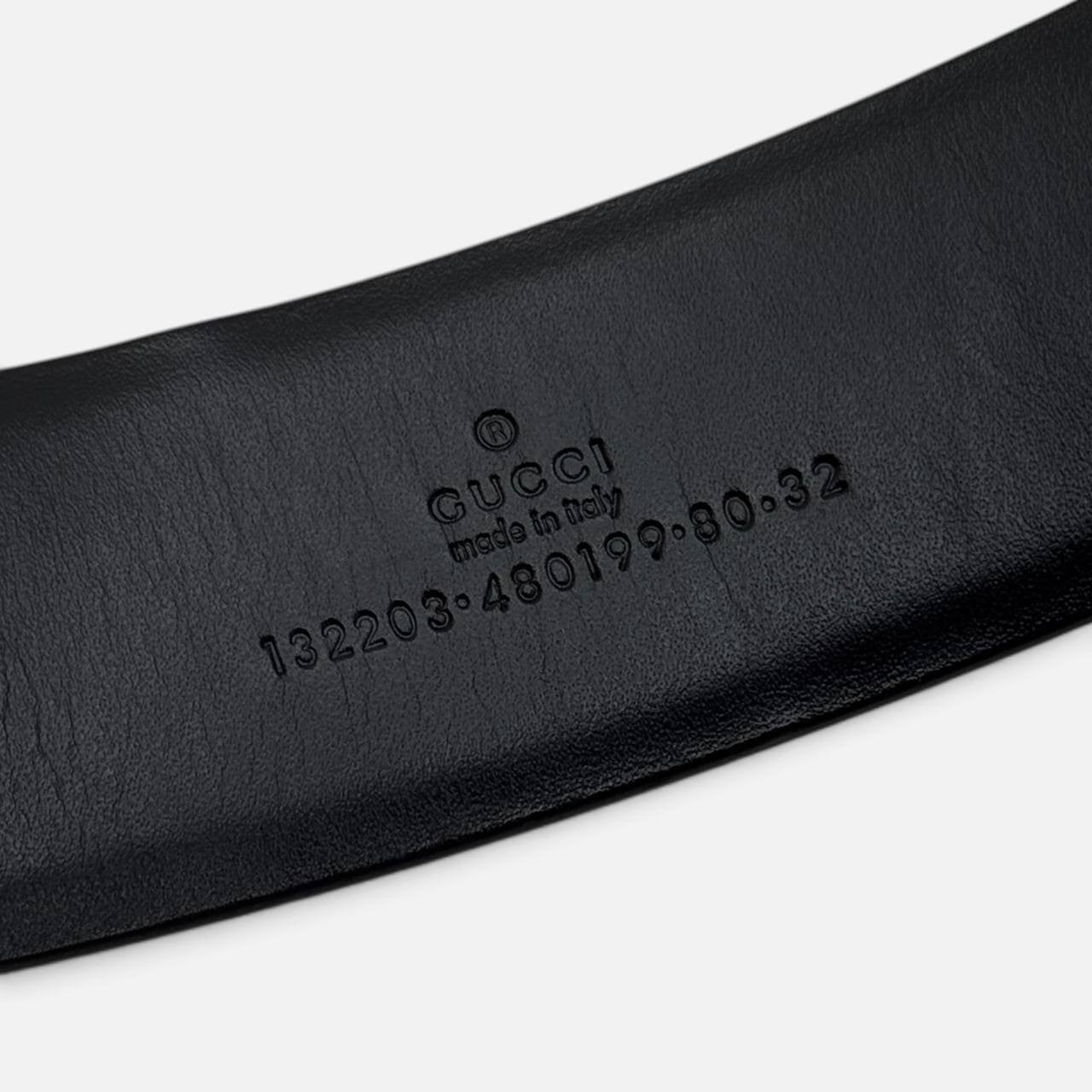 Cintura con fibbia Incrocio GG taglia 80