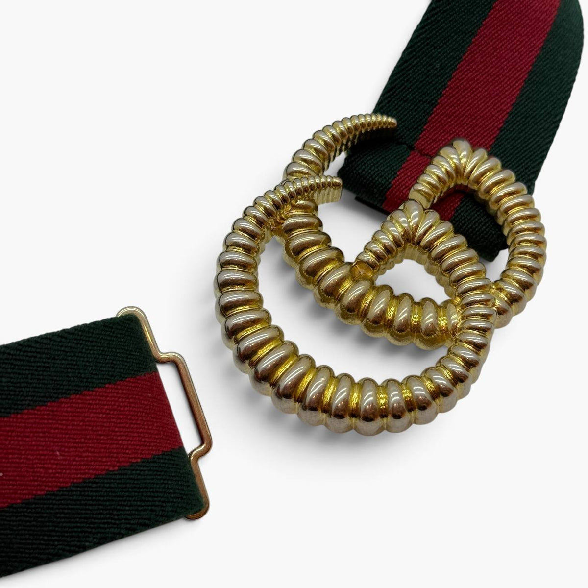 Cintura GG Buckle con banda web