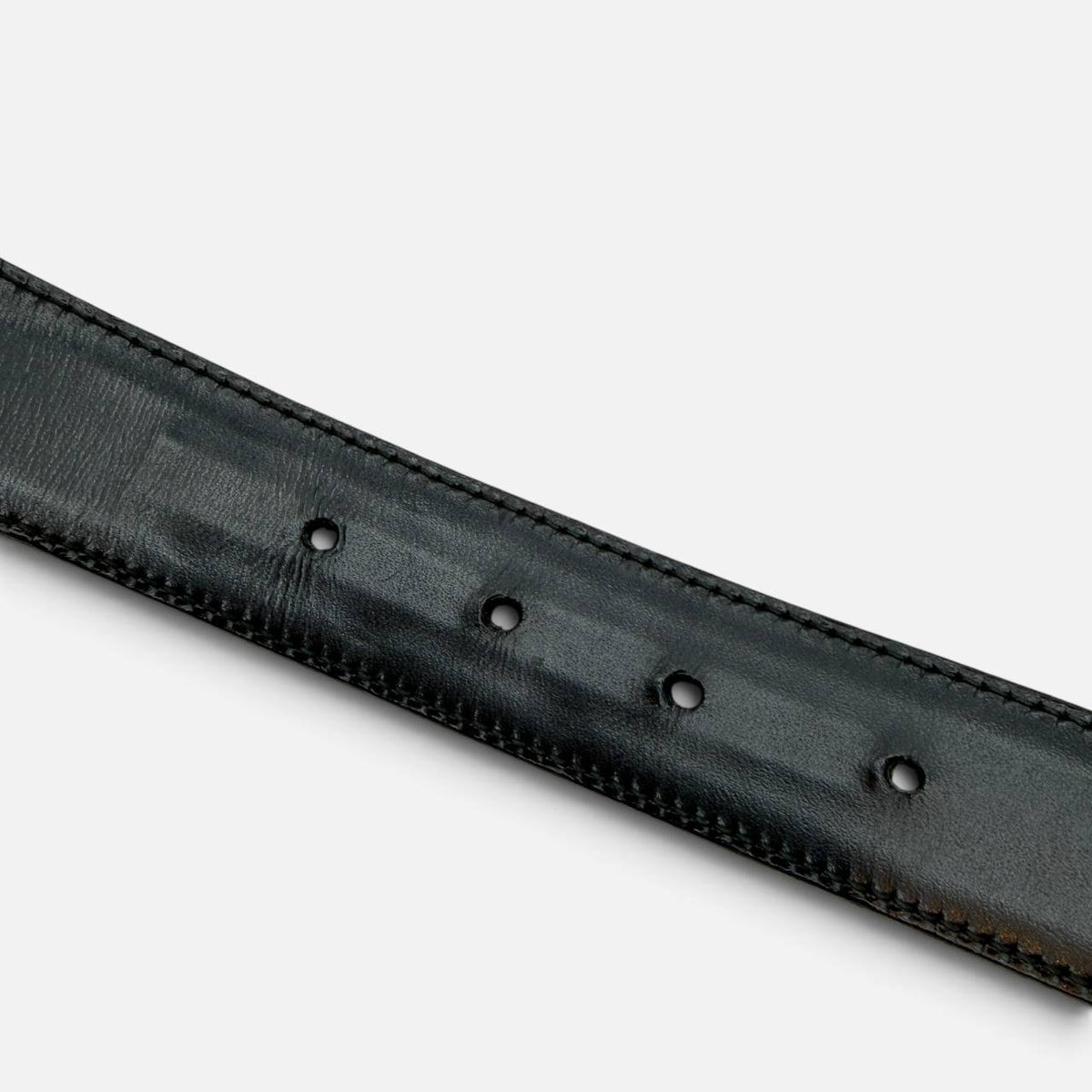 Cintura in pelle e tela taglia 90