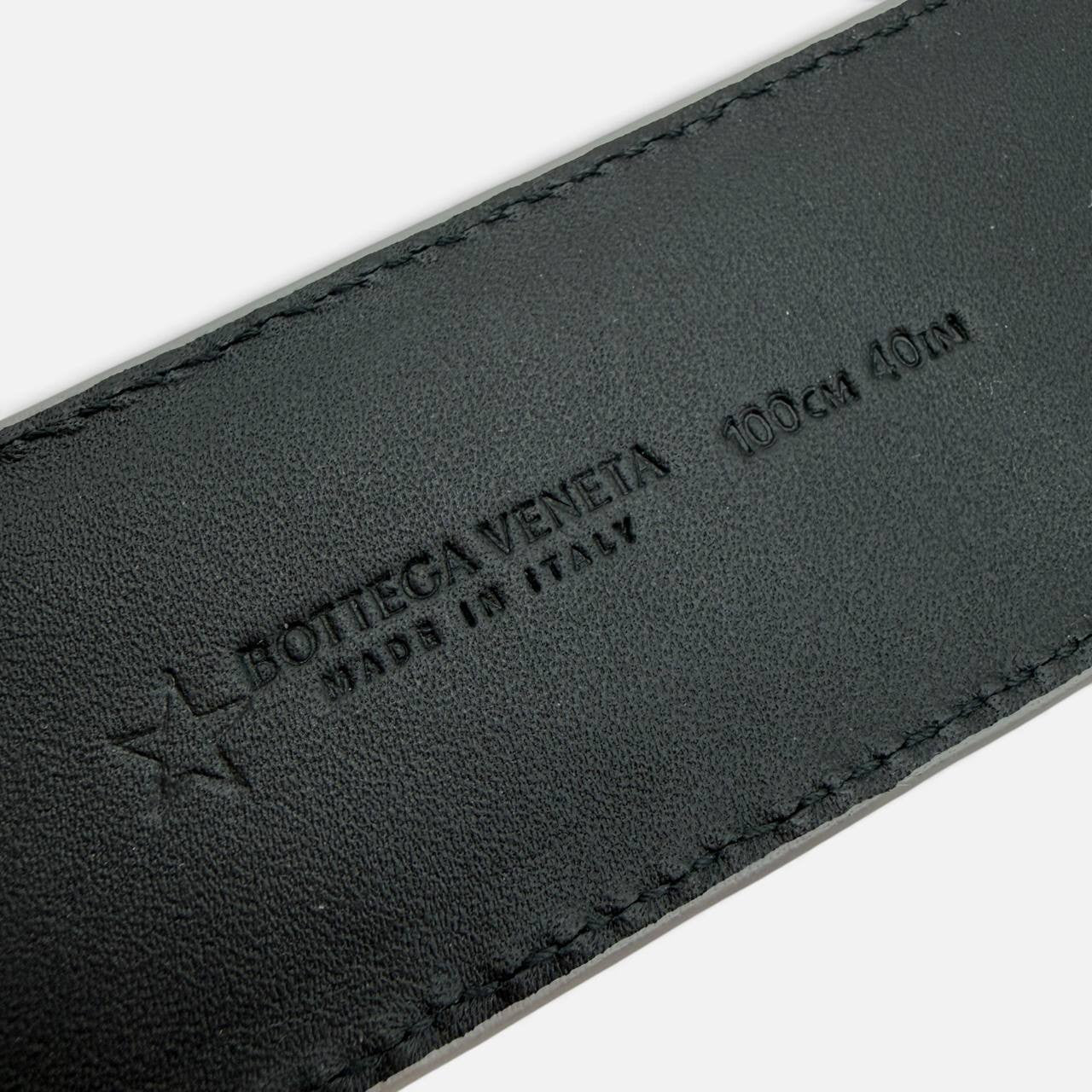 Cintura in pelle intrecciata taglia 100