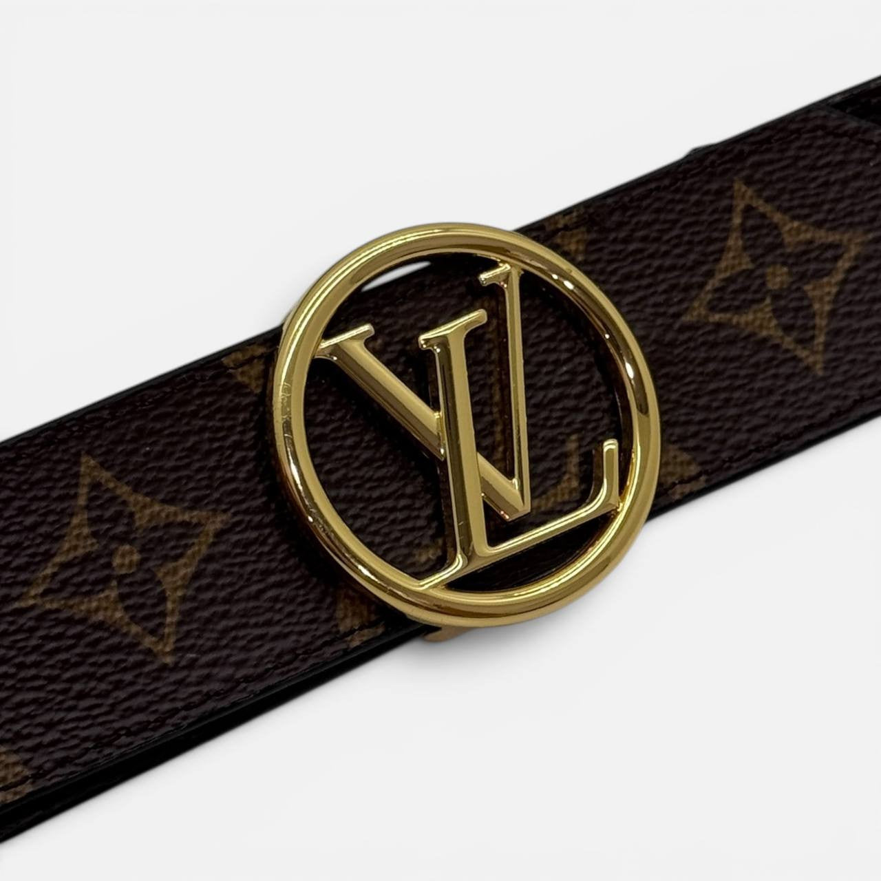 Cintura LV Circle 35 mm reversibile taglia 95