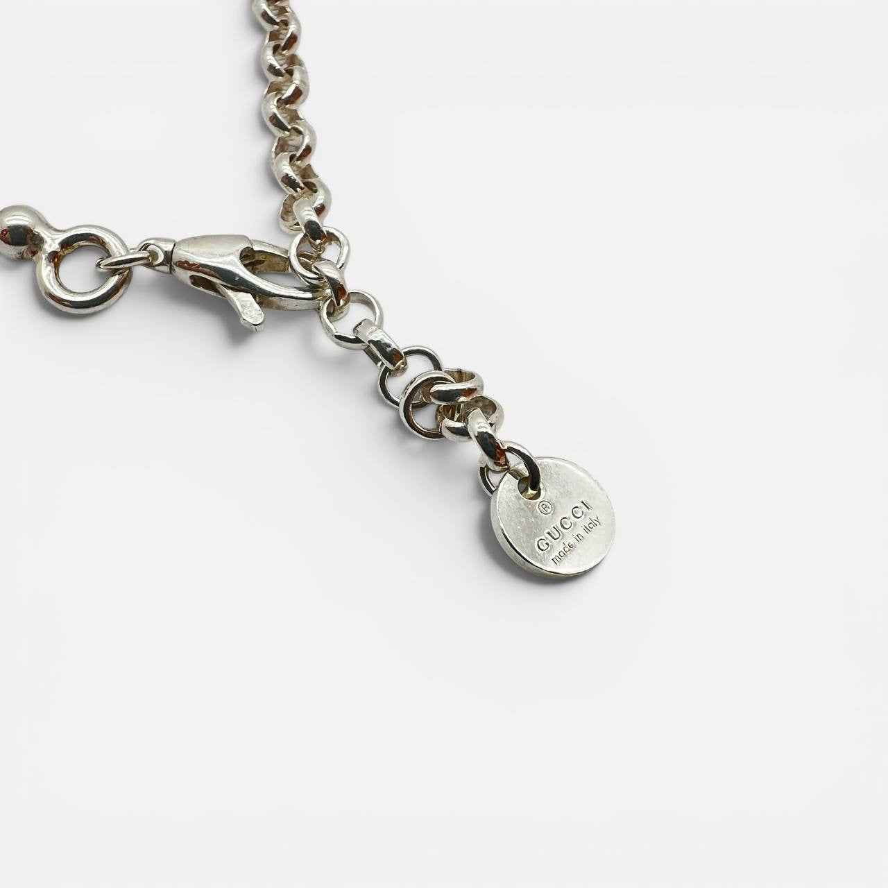 Collana GG Intrecciato in argento