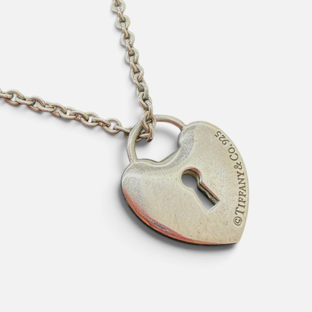 Collana Heart Lock in argento
