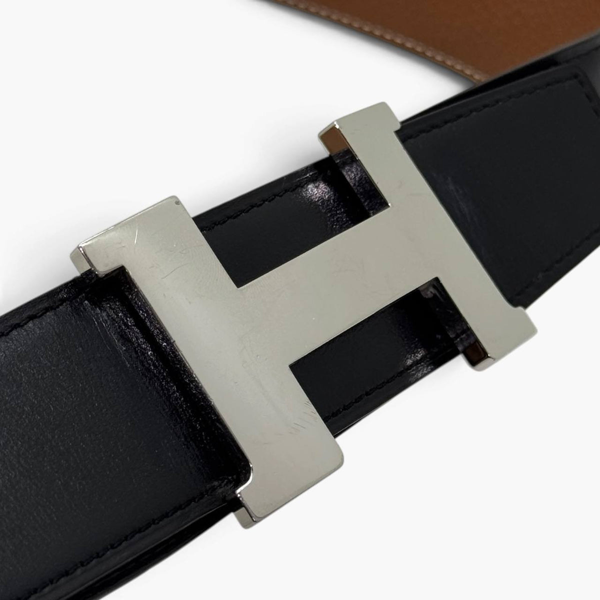 Fibbia da cintura Constance & Pelle reversibile per cintura 38 mm taglia 90