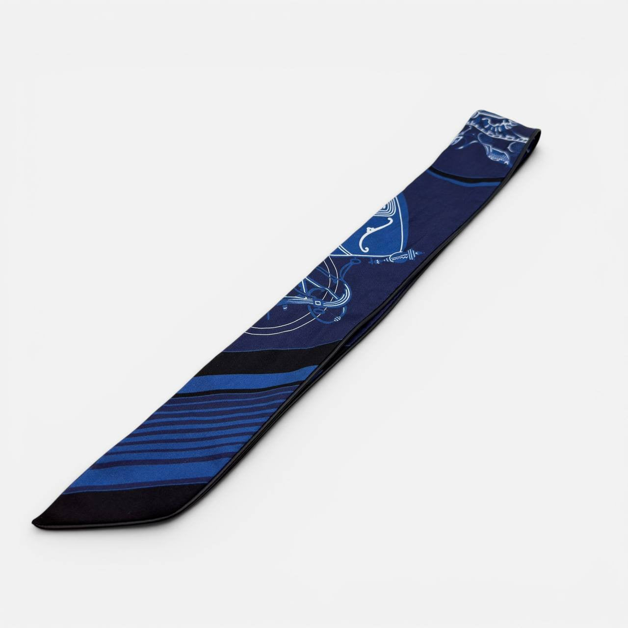 Foulard Twilly in seta blu