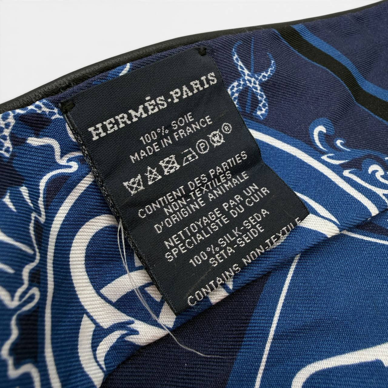 Foulard Twilly in seta blu