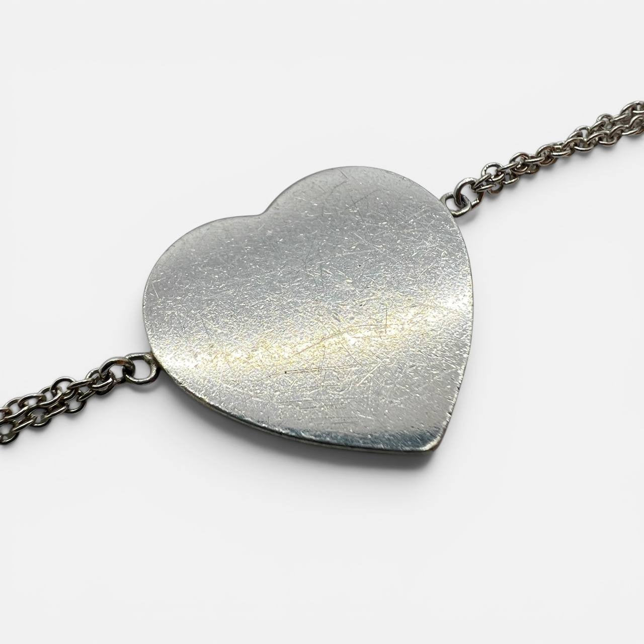 Heart Tag small bracciale con doppia catena