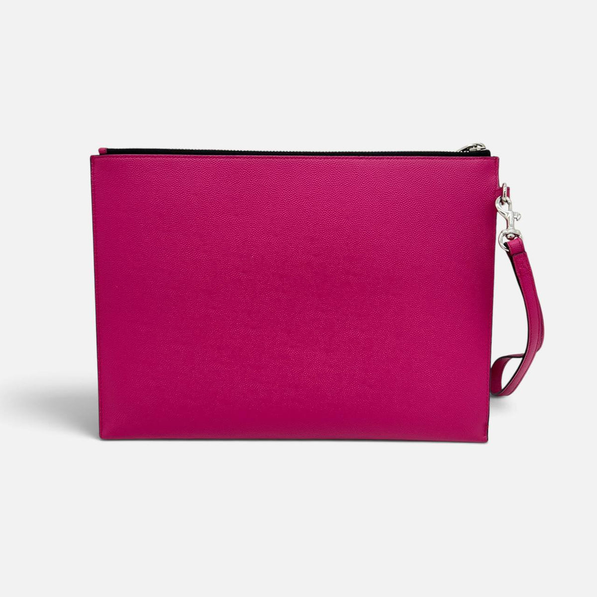 Pochette in pelle grain de pudre