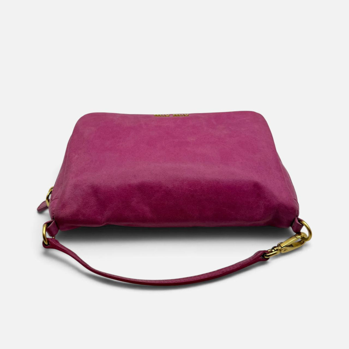 Pochette in pelle rosa