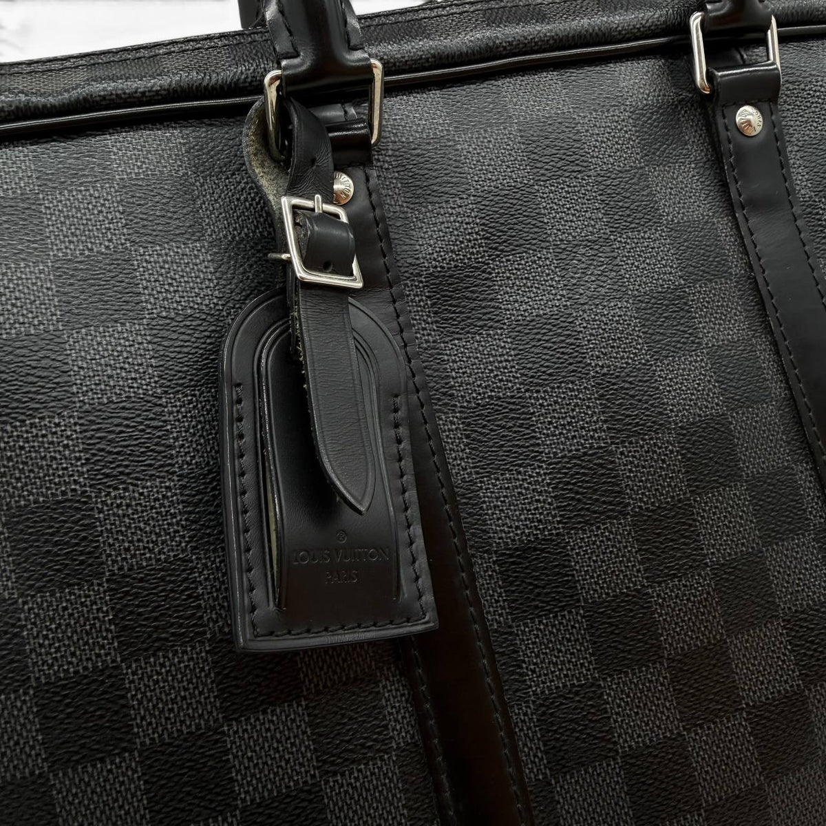 Porta documenti Voyage in Damier Graphite