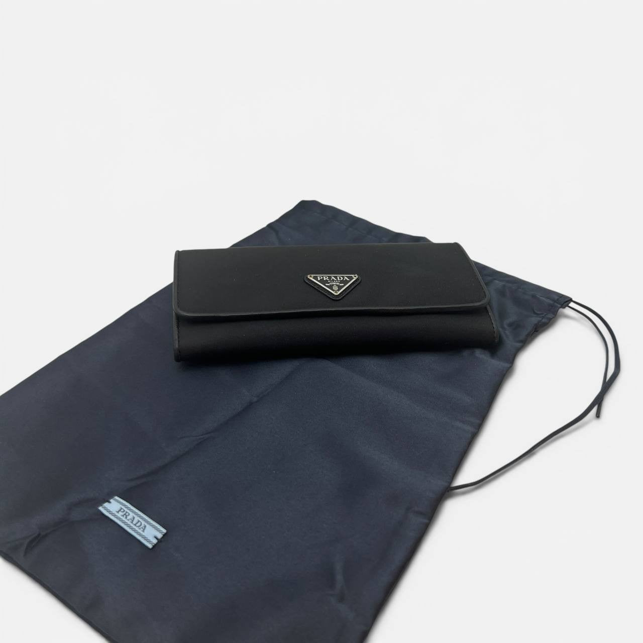 Portafoglio in Nylon e Saffiano