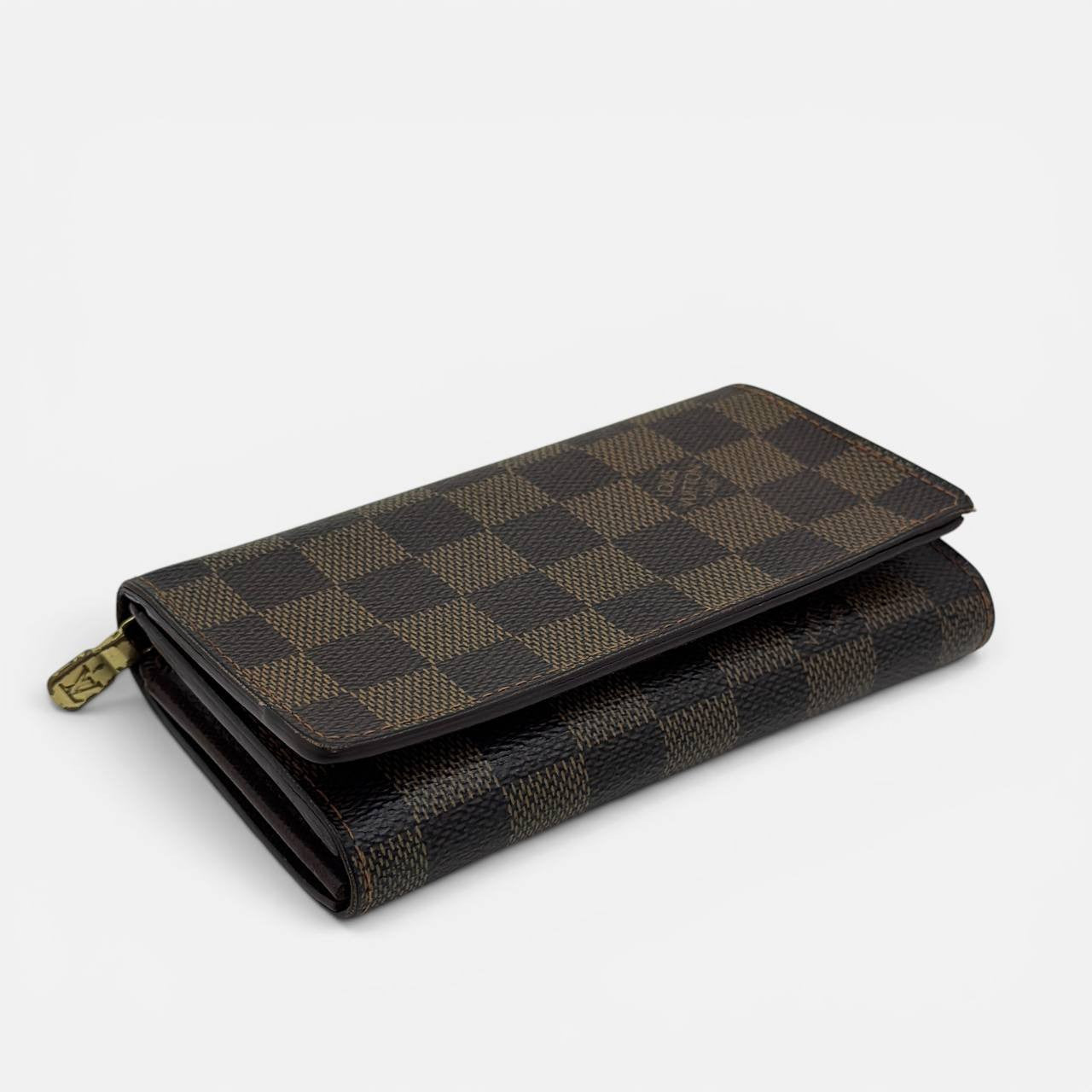 Portafoglio Trèsor Damier Ebène