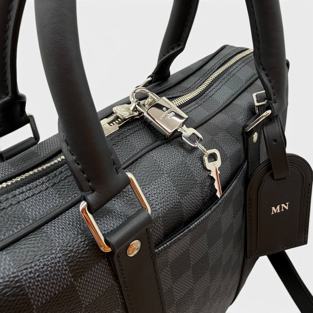 Porte-Documents Voyage Damier Graphite