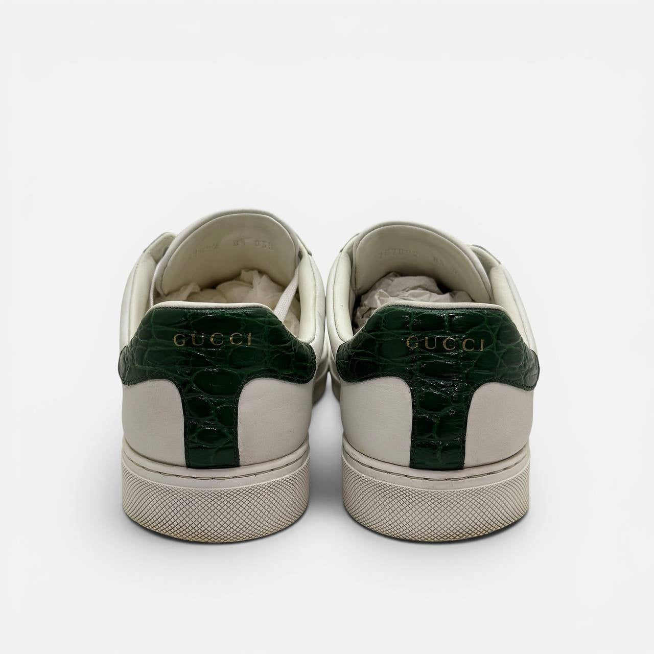 Sneaker Gucci Ace con dettaglio Web taglia 8,5
