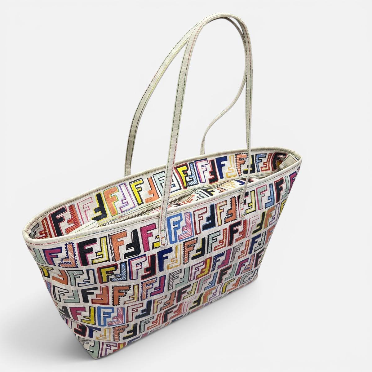 Tote Roll Multicolor borsa shopping